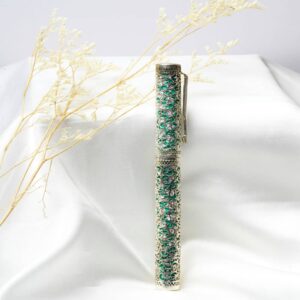 Filigree in Caribbean Green